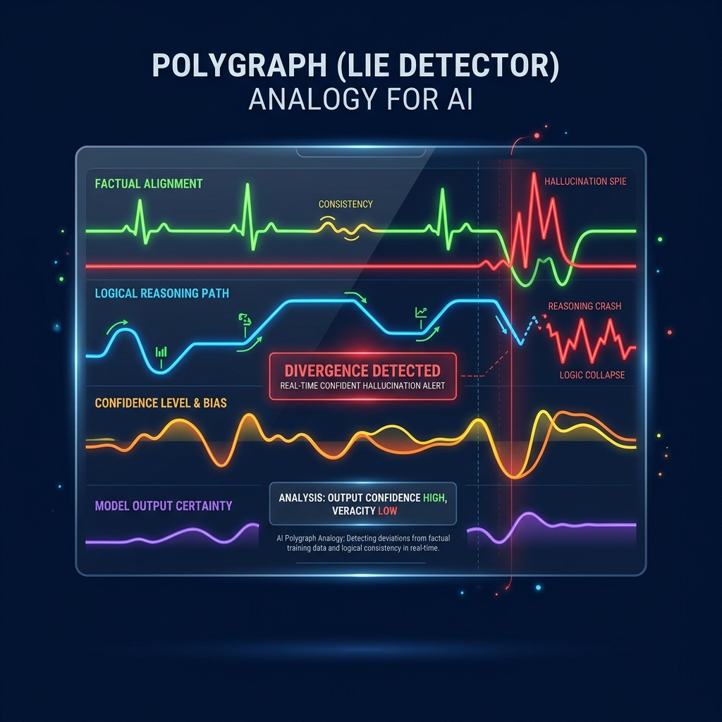 φ-Lattice Polygraph Analogy